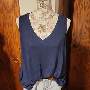 Zenana Outfitters Blue Relaxed Tank Top